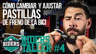 Cómo cambiar y ajustar pastillas de freno de la bici Riders Taller 4 [upl. by Jennings]