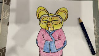 Color a portrait of Master Shifu [upl. by Annawak]