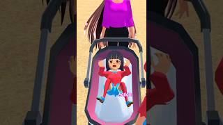 Cry baby continue crying sakura game sakuraschoolsimulator [upl. by Setiram]