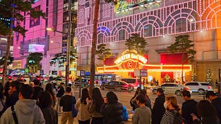 Myeongdong is starting to look like Christmas 🎄 November 2024  Seoul South Korea 명동 明洞 [upl. by Wally642]