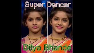 Super Dancer  Chapter 1  Ditya Bhande  Dance [upl. by Anilef]