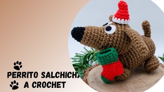 Cómo Tejer Perro Salchicha A CrochetAmigurumi Perrito Salchicha Tutorial Paso a Paso [upl. by Natalee]