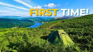 First Time Wild Camping In The Peak District  Bamford Edge  Ladybower Reservoir [upl. by Oker86]