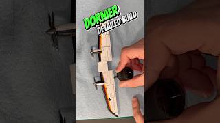 Dornier twin Engine Detailed paint process modelairplane scalemodelbuilding scalemodel [upl. by Layne]