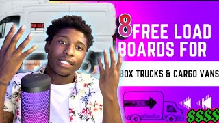 8 POPULAR LOAD BOARDS FOR CARGO VAN amp BOXTRUCK [upl. by Aramahs696]