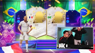 LE MEILLEUR PACK OPENING DE FIFA 22  cest iconique 🇧🇷 🇫🇷   FIFA 22 Ultimate Team [upl. by Yerkovich947]