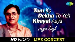 Tum Itna Jo Muskura Rahe Ho  Jagjit Singh  Live Concert Video [upl. by Balduin525]