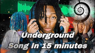 Making an Underground Song in 15 minutes BandLab [upl. by Torras]