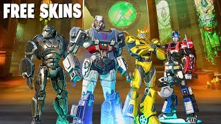 Transformers Fortnite Squad  Transformers FREE Skins Giveaway [upl. by Zerelda]