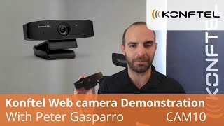 Konftel Web Camera Demonstration  Cam10 [upl. by Nickey665]