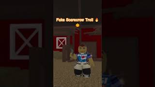 Fake Scarecrow Troll 🔥🎃mm2 murdermysteryfunnymoments troll [upl. by Nolrak]