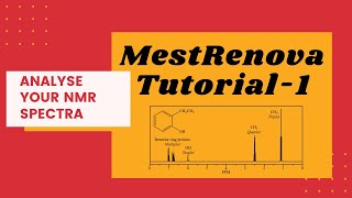 How to use MestRenova  Basic Tutorial 1  NMR Spectra Analysis [upl. by Lerad]