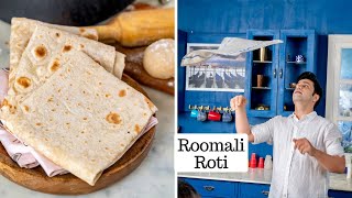 Rumali Roti at home  Roomali Roti Easy Process  रुमाली रोटी घर पर  Kunal Kapur Bread Recipes [upl. by Ikkiv]