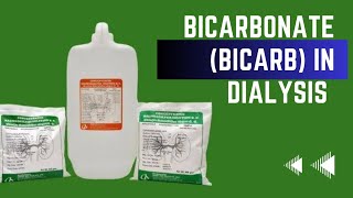 Why we use Bicarbonate bicarb in dialysis Two sources of Bicarb in dialysate [upl. by Mayor]