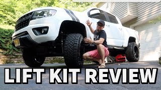 CHEVY COLORADO ROUCH COUNTRY LIFT KIT REVIEW [upl. by Ydnec]