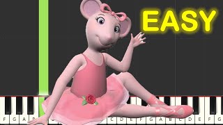 Angelina Ballerina End Credits Piano Tutorial [upl. by Renat]