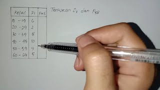 desil dan persentil data kelompok matematika wajib [upl. by Kerrill856]