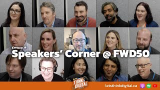 Speakers Corner at FWD50 with Alistair Croll and Rebecca Croll  Episode 19 [upl. by Janey]