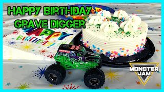 Grave Diggers Birthday  Monster Trucks for Kids  Chuck E Cheese [upl. by Stoffel545]