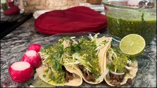 Salsa verde para tacos de carne molida [upl. by Nesta]