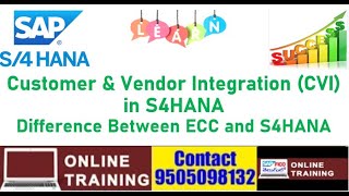 S4HANA 2021 CVI Integration in S4HANA Customer amp Vendor Integration with Business Partner [upl. by Akerley]