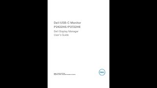 DELL P2722HE 01 PDF MANUAL [upl. by Comfort773]