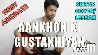 Aankhon Ki Gustakhiyan  Hum Dil De Chuke Sanam  Kumar Sanu  Kavita K  Guitar Cover  Lesson [upl. by Ellehcear]