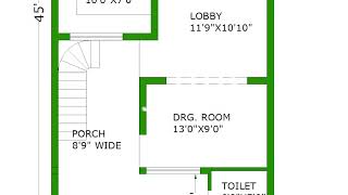 Dekho Naksha 24 x 45 House Plan Option No 3 [upl. by Holmun]