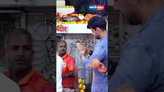 Karanvir Sharma Offers Prayers at Hanuman Temple on Hanuman Jayanti [upl. by Yssis]