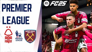 FC 25  Nottingham forest Vs West Ham  Premier League 2425 Full Match  PS5™ 4K60 [upl. by Afnin]