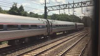 MTA MetroNorth Railroad M8 train ride from New Haven Station to Grand Central Terminal Full Ride [upl. by Robbie]