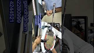 Badminton racket stringing done youtubeshorts shorts trending badminton youtube new stayfit [upl. by Nerak]