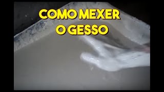 como preparar o gesso [upl. by Eshelman151]