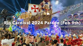 Rio Carnival 2024 Samba School Parade Access Group on Feb 9th [upl. by Coltson623]