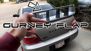 0207 STI Spoiler Gurney Flap [upl. by Jonell]