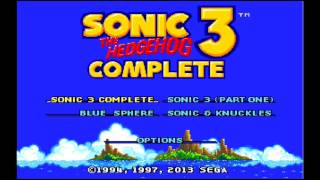 Sonic 3 Complete  Ice Cap Zone Act 2 SampK Collection [upl. by Atekahs]