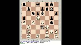 Stockfish 17 vs Halogen 12  Nimzovich Larsen Carr Defense chess [upl. by Atteinotna546]