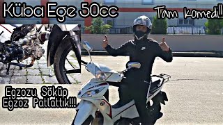 Motorla Egzoz PatlatmaEgzozu SöktükHarika 50cc Cop [upl. by Antoine]