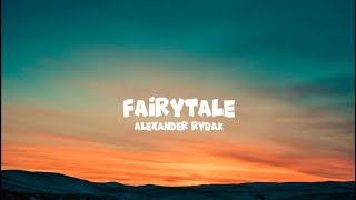 Fairytale  Alexander Rybak  lyrics [upl. by Gaylord650]