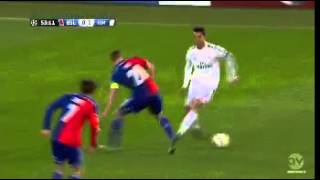 Amazing Skills from Cristiano Ronaldo at Real Madrid vs Basel [upl. by Sisenej]