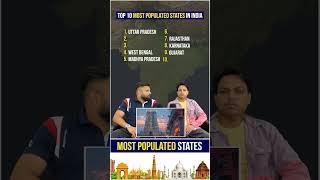 Top 10 Most Populated States in India  Most population in India quizgames quiz challenge [upl. by Sidoma]