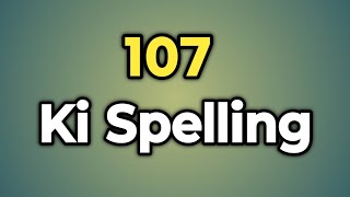 107 ki Spelling  107 ki Spelling Kya Hoti Hai  Words Tube [upl. by Suirtimid791]