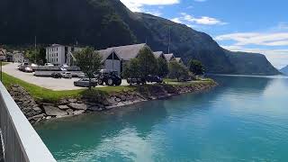 Skjolden Norway Norge P1 On Foot 4K June 2024 [upl. by Mcgruter]