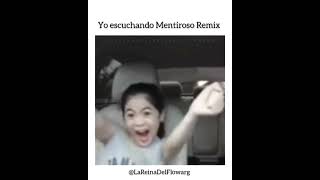 Yo escuchando mentiroso remix  La Reina del Flow [upl. by Xenia]