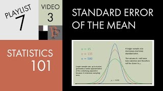 Statistics 101 Standard Error of the Mean [upl. by Killoran]