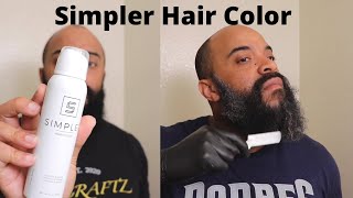 Simpler Hair Color  Beard coloring for Men  Natural Black [upl. by Felita]