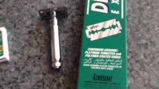 Edwin Jagger DE89LBL Safety Razor Review [upl. by Ellehcyt522]