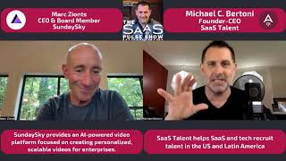 The SaaS Pulse Show  Episode 57  Marc Zionts  CEO  SundaySky [upl. by Dielle]