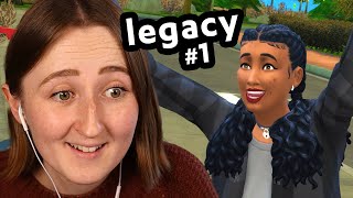 starting a new legacy challenge in the sims [upl. by Ewold]