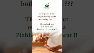 Pizhichil Kottakkal Ayurveda Therapy  Best for Arthritis Hypertension Paralysis  Ajman Dubai [upl. by Ayekehs927]